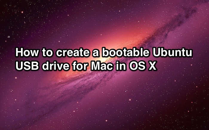 Mac os x mavericks bootable usb download